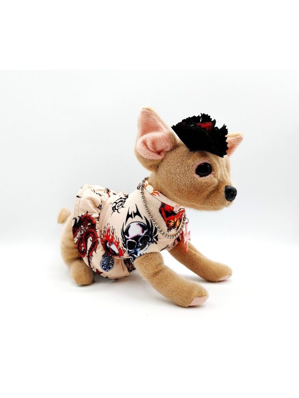 Fuzzy Nation Chihuahua Puppy dog 2009 Toy Rare Plush dog Stuffed Animal